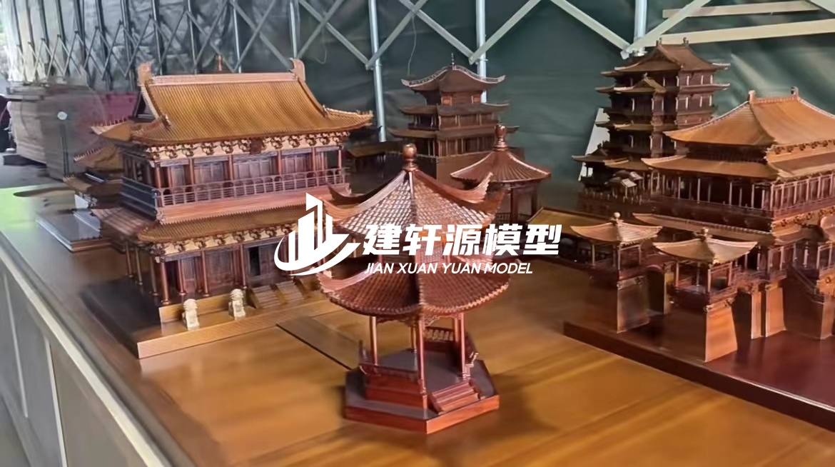 景洪古建模型制作